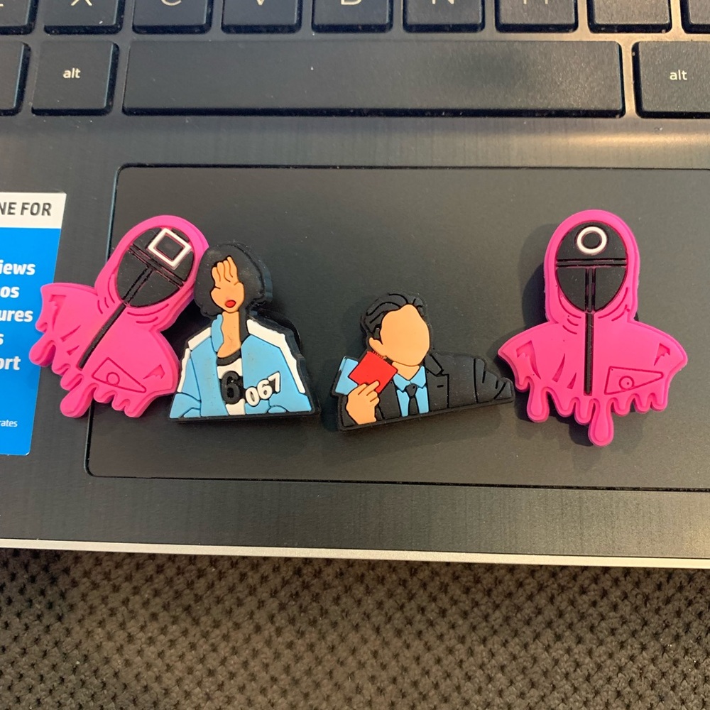 CROCS Jibbitz! Inspired by Squid games